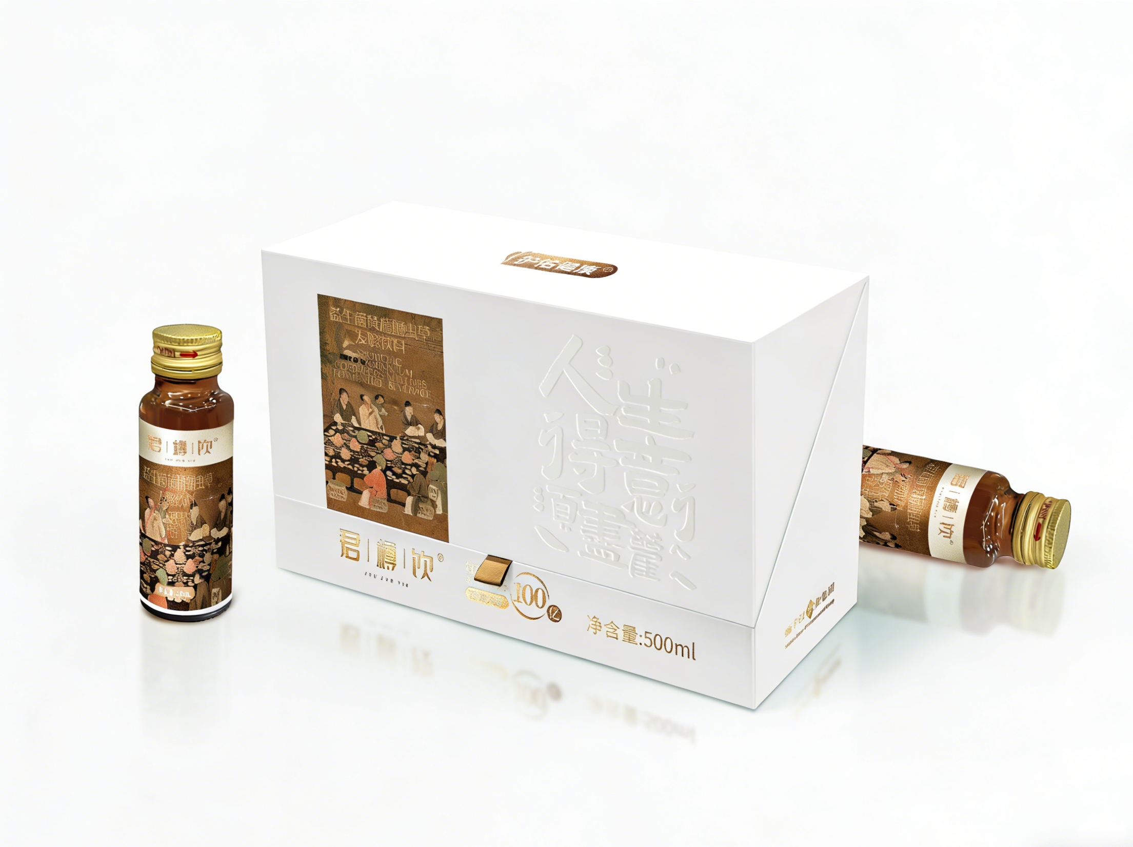 君樽飲<sup>?</sup>益生菌黃精蛹蟲草發酵飲料 君樽飲<sup>?</sup>益生菌黃精蛹蟲草發酵飲料